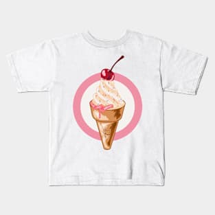 Ice cream illustration Kids T-Shirt